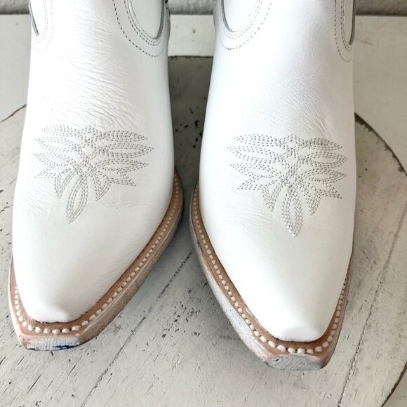 Lane MEGAN MORONEY Cowboy Boots Smokeshow Womens 10 White Western Cowgirl Tall - Picture 7 of 14